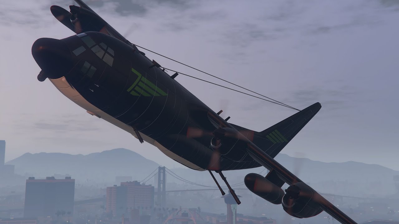 GTA Online: Taking Players Out with The Titan 250D aka AC130 Gunship