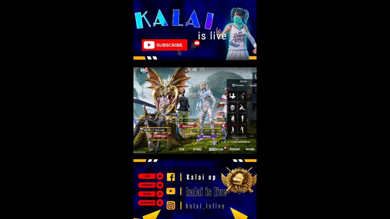 BGMI KALAI IS LIVE
