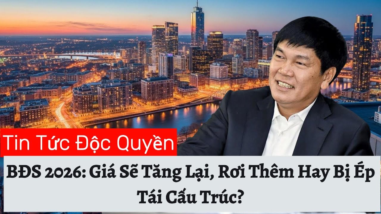 BĐS 2026: Giá Sẽ Tăng Lại, Rơi Thêm Hay Bị Ép Tái Cấu Trúc? Góc Nhìn TỪNG PHÂN KHÚC!