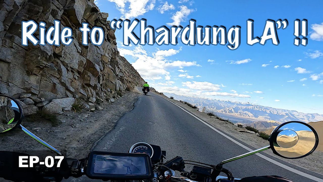 Medicine leni padi before 18000 ft | Leh to Khardungla Pass| Ladakh Bike Trip 2022 | Highness CB350
