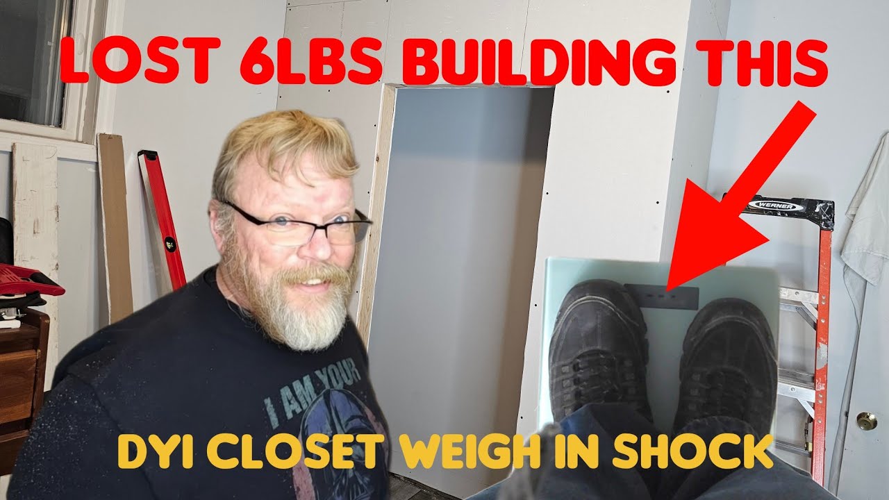 Building a DIY closet to Lose WEIGHT! will it WORK? Part 3