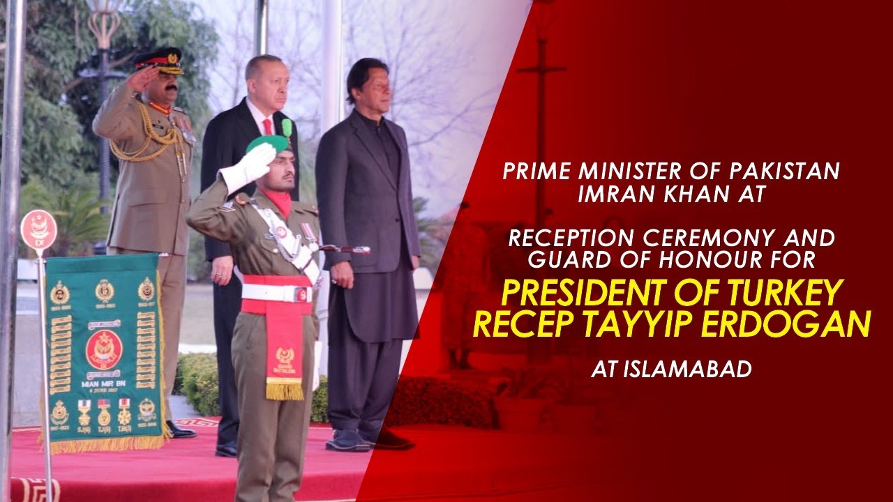 PM Imran Khan at Reception Ceremony and Guard of Honour for President of Turkey Recep Tayyip Erdogan
