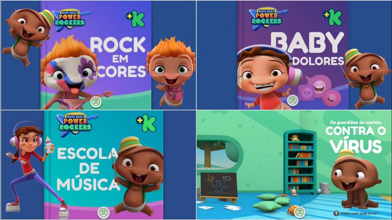 Mini Beat Power Rockers | História Narrada | Histórias infantis | Compilação