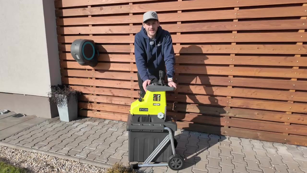 Hodnocení výrobku 3000W Elektrický tichý drtič, řezná kapacita 45mm od RYOBI® - Tomáš