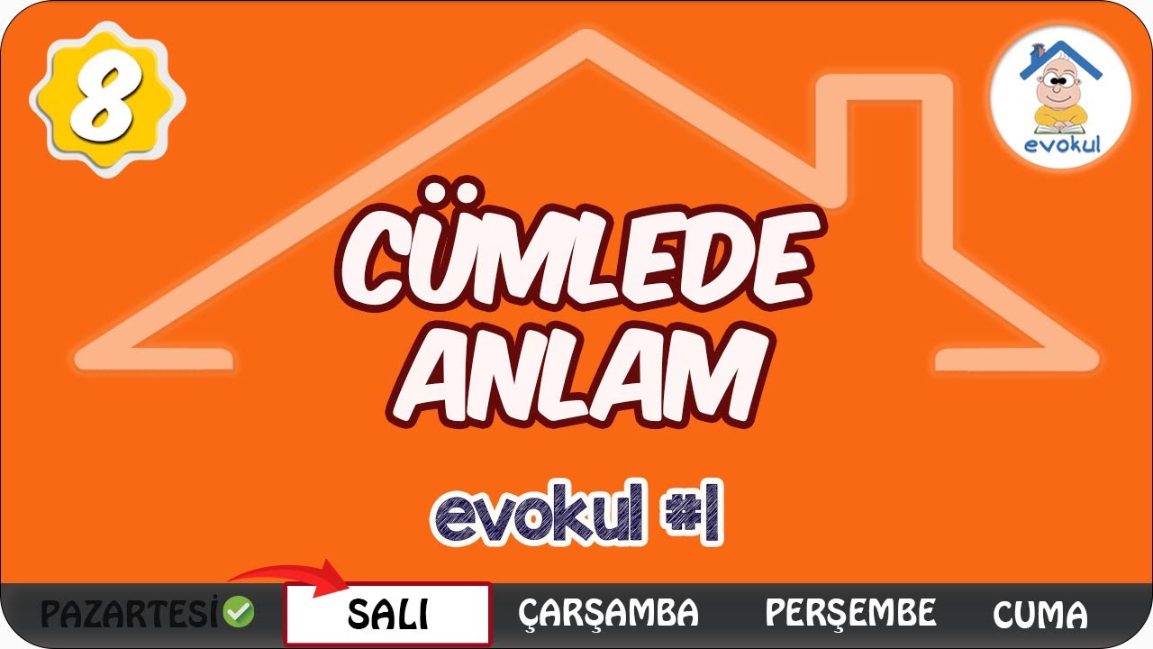 Cümlede Anlam | 8. Sınıf #evokul Kampı LGS Hazırlık