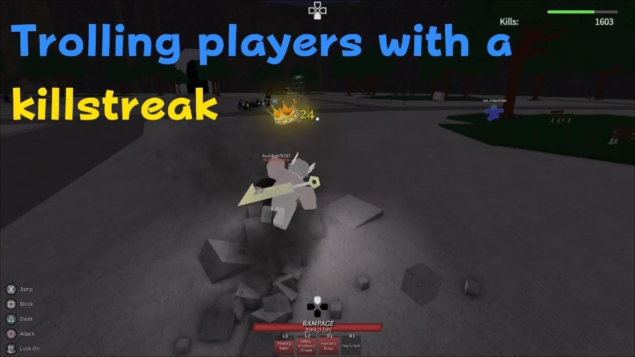 Trolling players with a killstreak