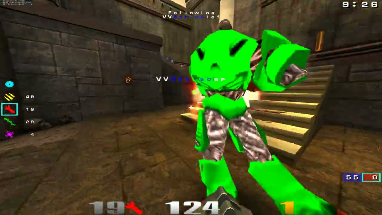 West vs Central Allstars FFA @ q3dm7 (13.06.2002)