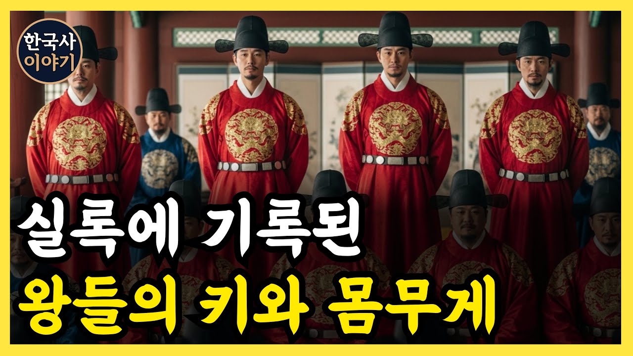 《한국사》 실록에 기록된 조선 왕들의 진짜 체격은? 실제 키와 몸무게 공개 l 역사 인물 l 조선시대 l 야사