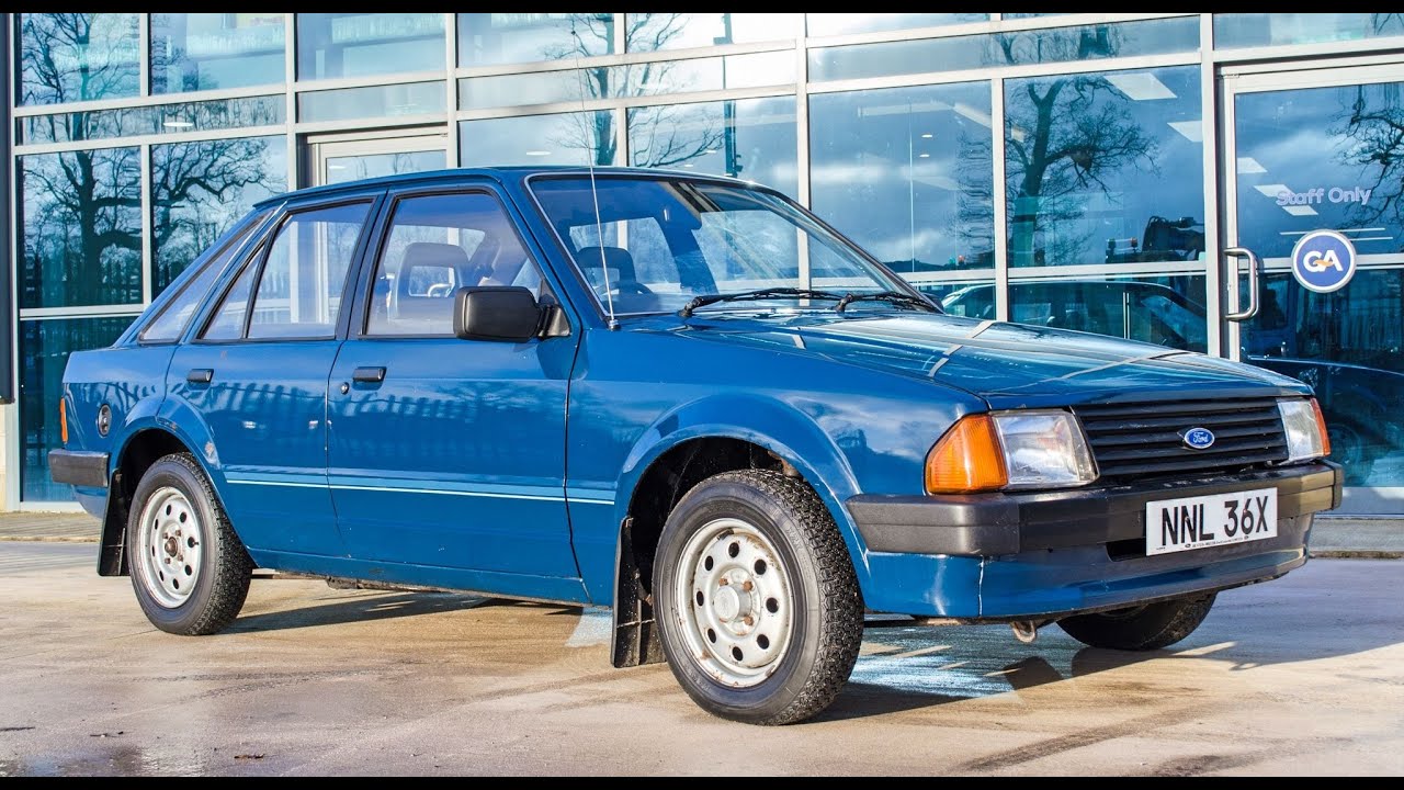 Lot 10 - 1982 Ford Escort MK3 1.1 L only 2017 miles, time warp car