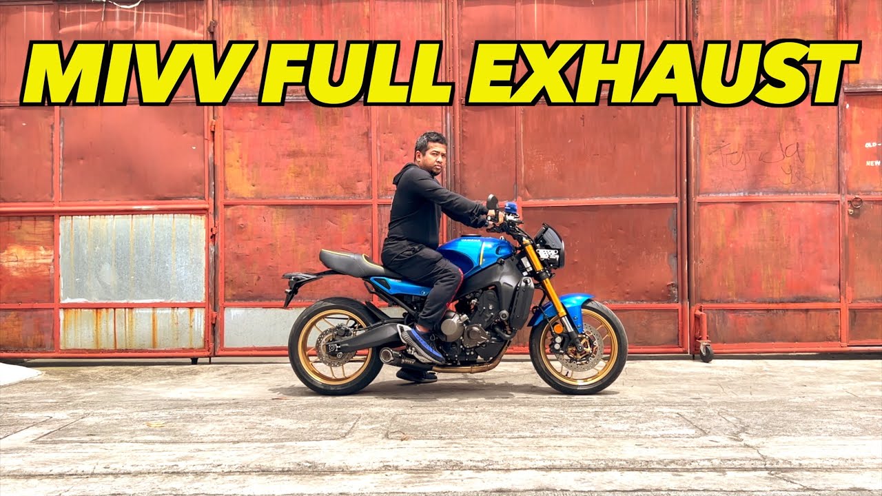 MIVV Exhaust 2022 XSR900 - with DB Killer and Custom Seat