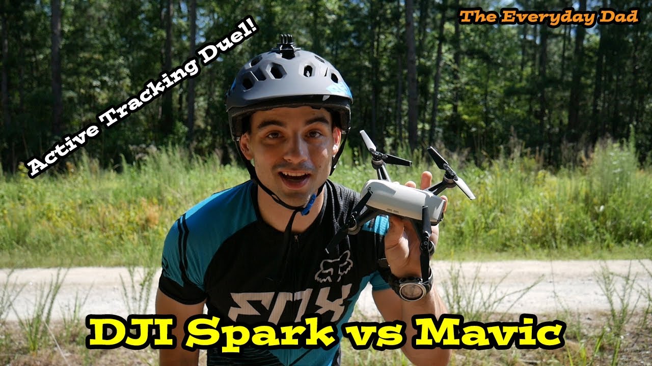 DJI Spark vs DJI Mavic Pro! Smart Flight Active Track Comparison