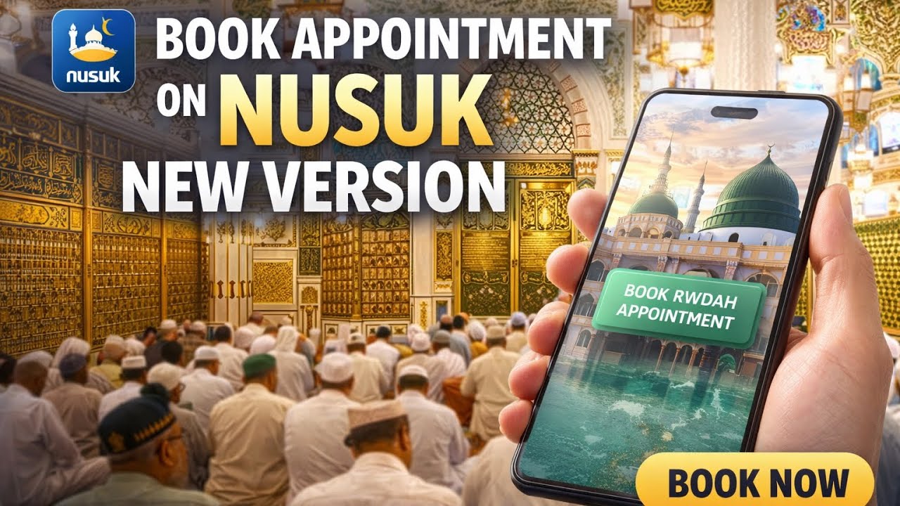 How to Book Riyad ul Jannah Appointment on Nusuk App 2026 | Rawdah Permit FAST (Secret Hack!)