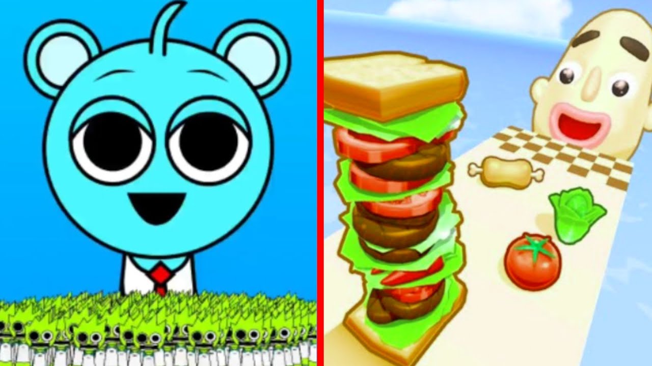 Sprunki Run Vs Sandwich Runner - New Max Level Android ASMR Epic Gameplay