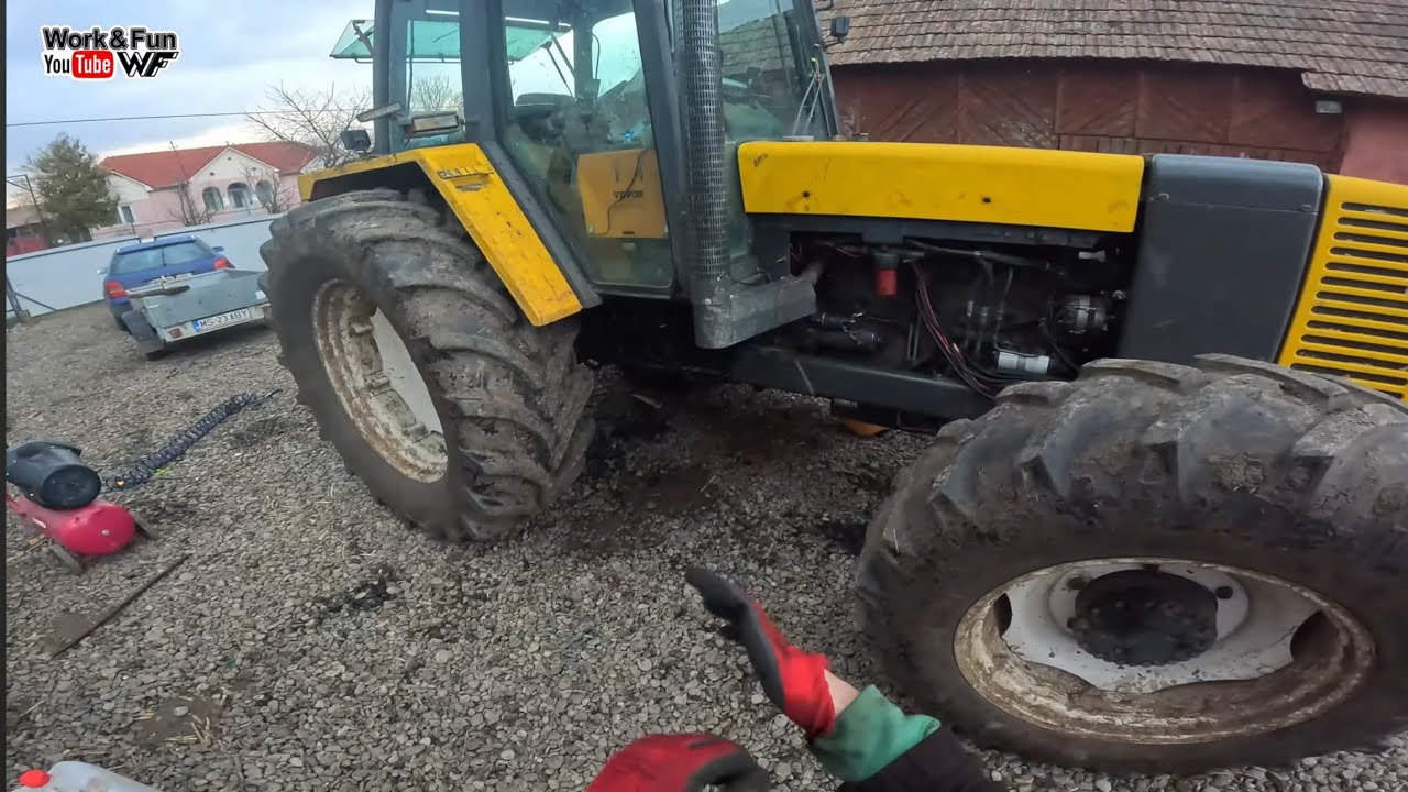 Înapoi la treabă 😁 #renault 133-14 ts #agriculture 