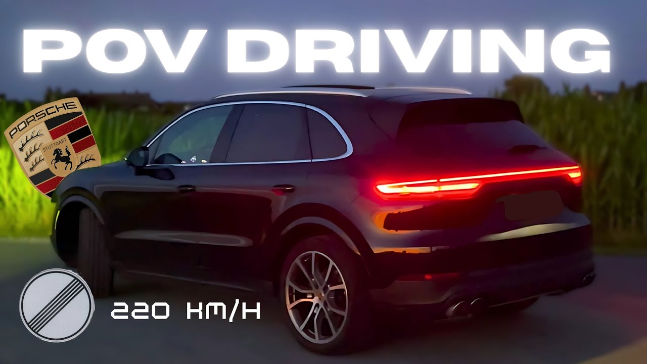NEW PORSCHE Cayenne *220 km/h* | AUTOBAHN POV by DriveFanatic | Part 1
