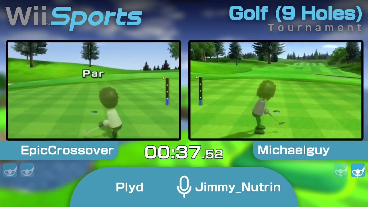 Wii Sports Golf 9 Hole Speed Tournament #3 | Losers Round 1 | [12] EpicCrossover vs. [15] Michaelguy