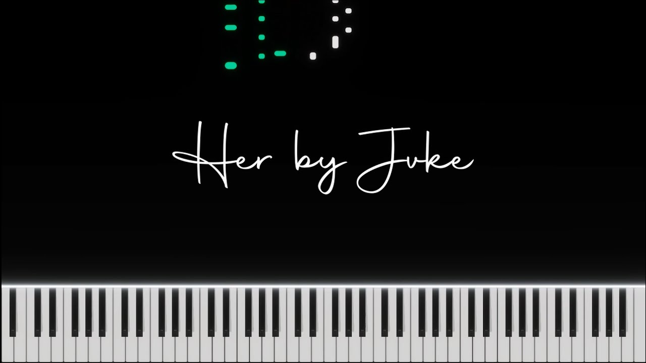 JVKE - Her (Piano Tutorial/Synthesia+Sheet Music)