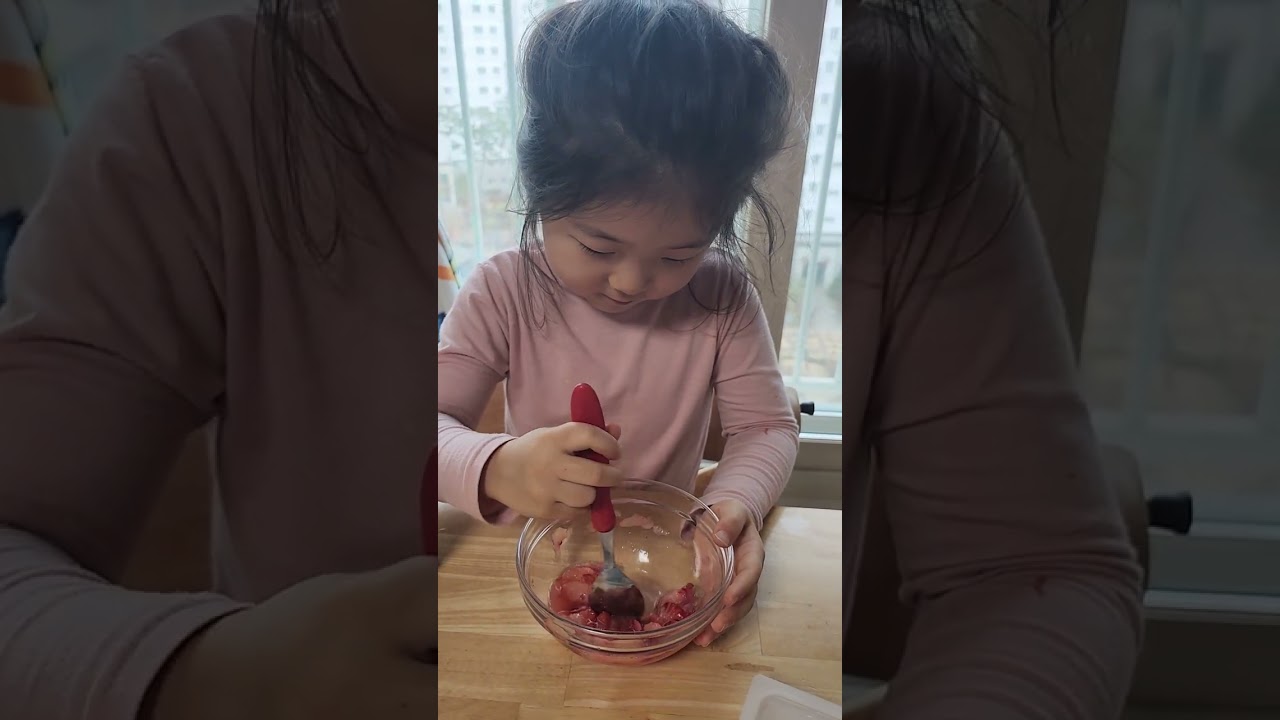 생과일 푸딩 혹은 아이스크림 만들기!