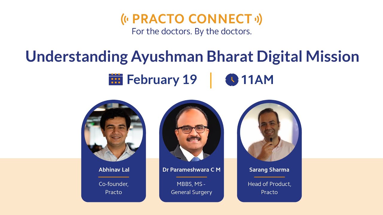 Practo Connect Webinar #30: Understanding ABDM