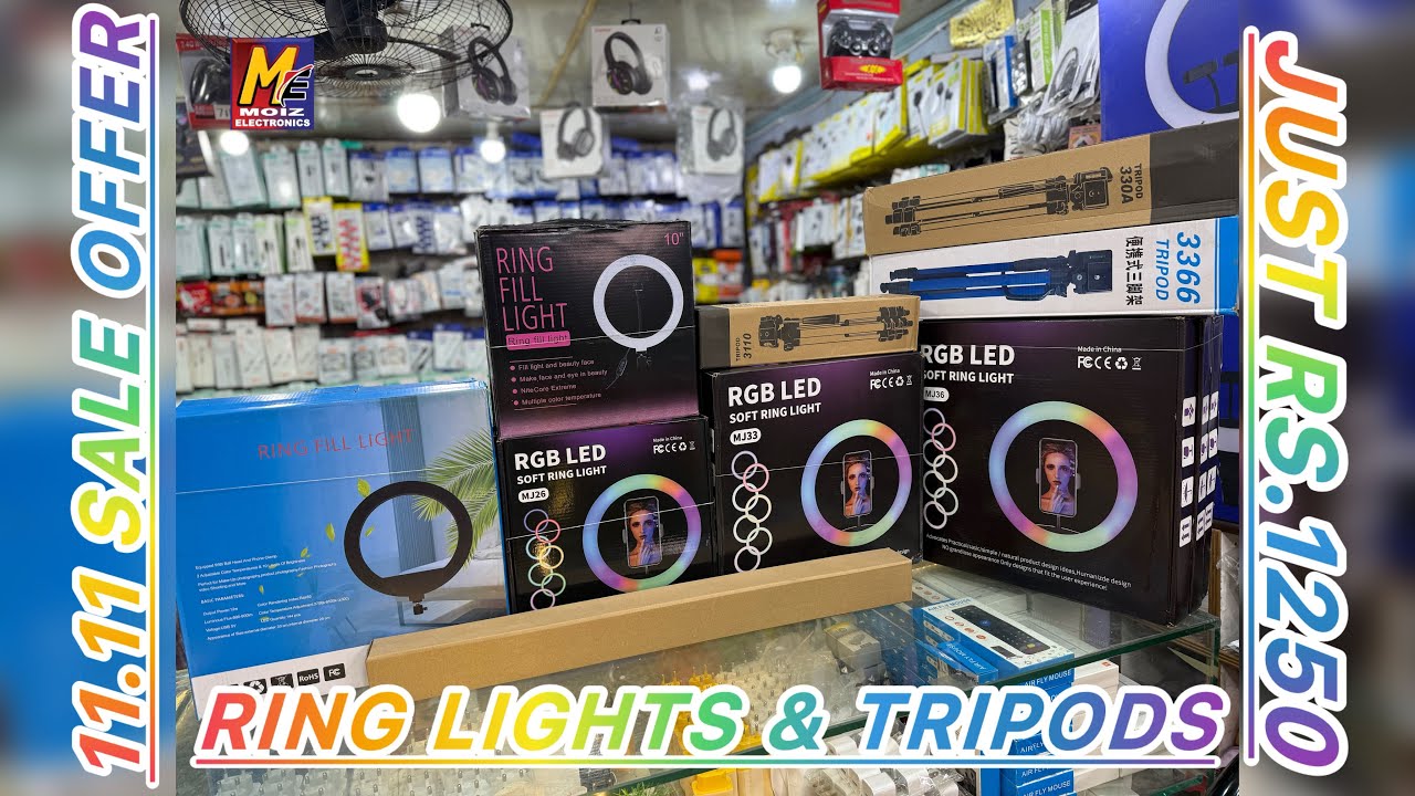 11.11 sale, Ring Lights & Tripods, Lowest Prices 