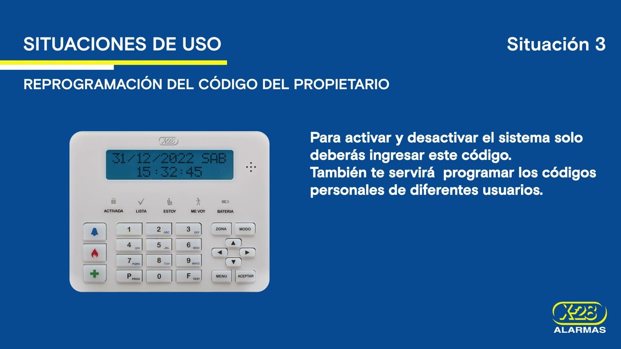 Cómo comandar tu sistema monitoreado con el panel de control modelo TLCD-MPXH de X-28 ALARMAS