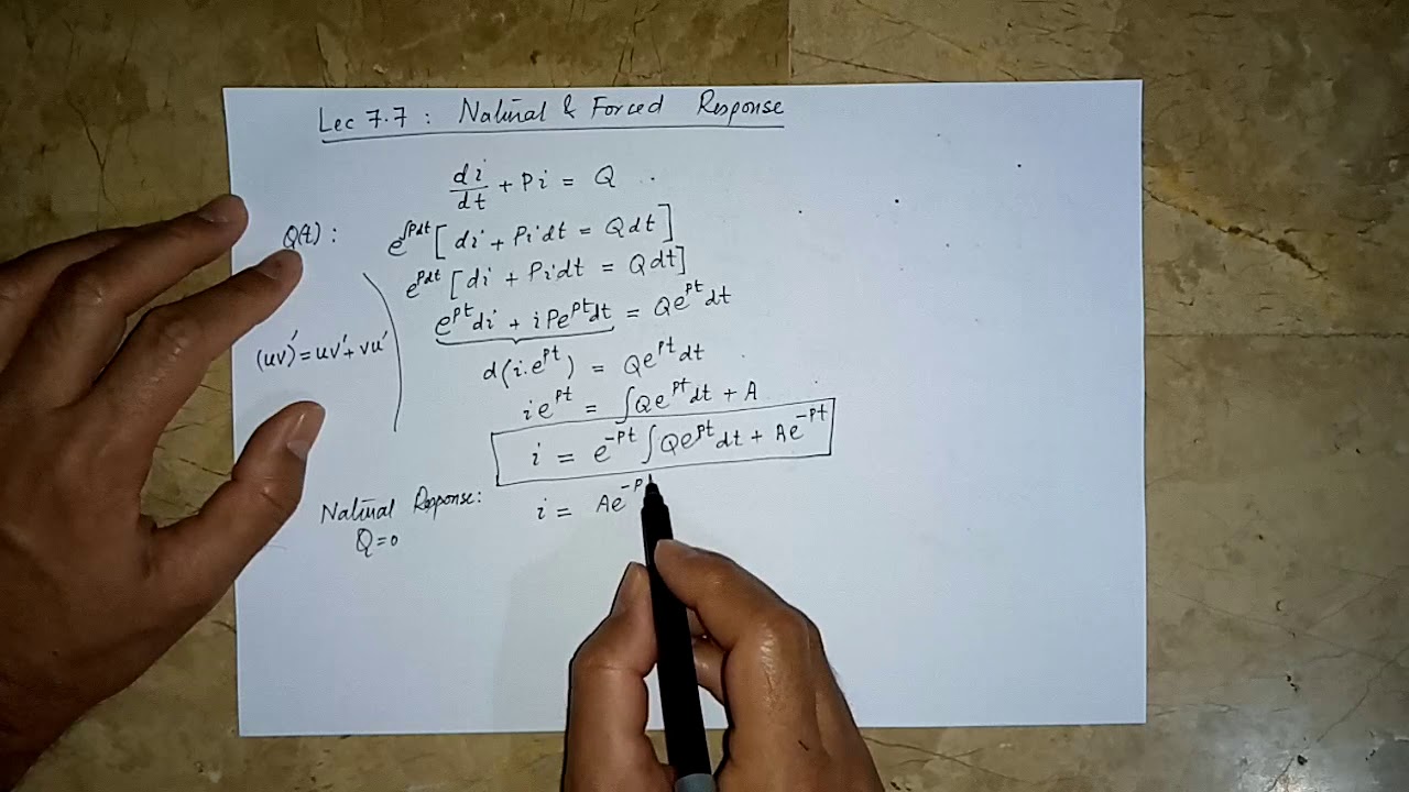 VL 7.7: Natural & Forced Response