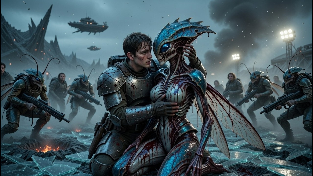 “Human Soldier Bonds with Alien Queen | Galactic Coup Survivor Story”