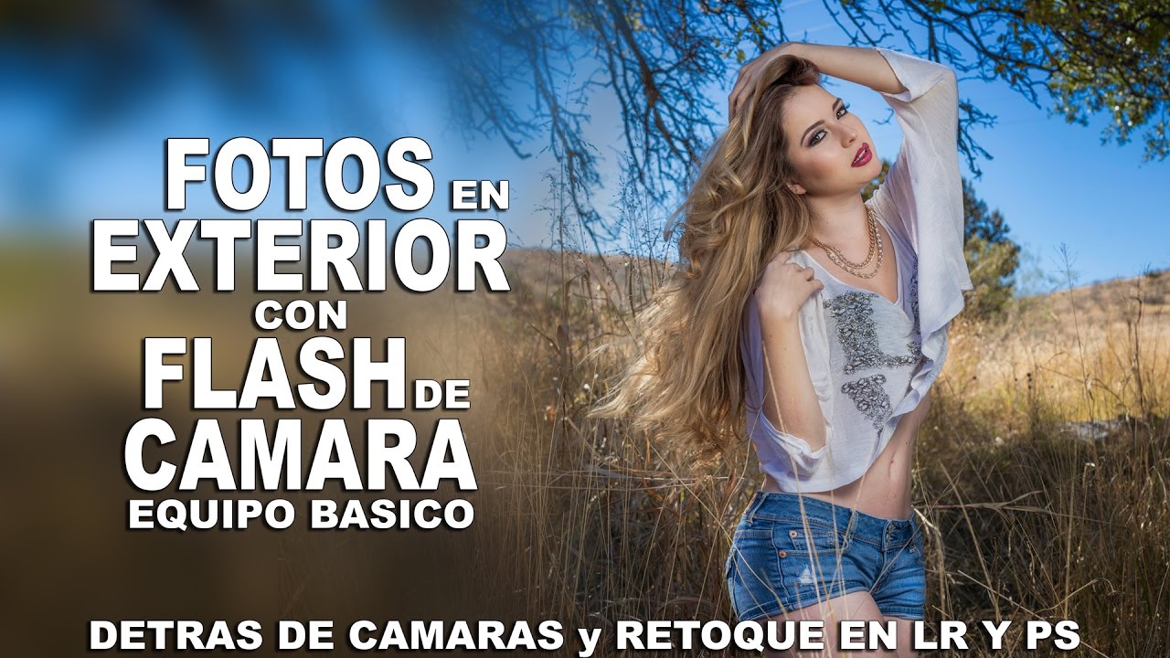 Fotos en EXTERIOR con FLASH de cámara, equipo básico por Alex Mendoza