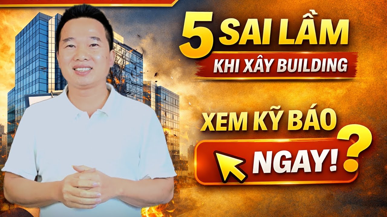 5 Sai Lầm Phổ Biến CHO Chủ Building NẾU KHÔNG MUỐN Bị Hỏng Mặt Dựng Sau 1 Năm Sử Dụng