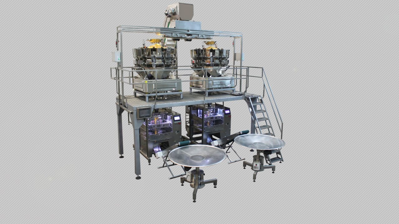Dual Automatic Packaging Line for Snacks
