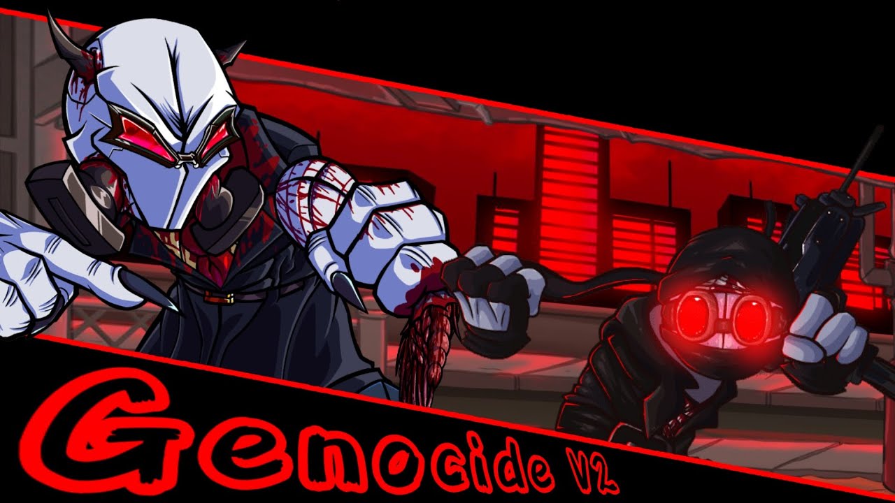 FNF - Mag Agent Torture Vs Hank But Sings Genocide V2 Revival Cover