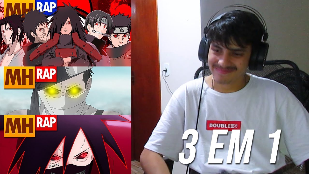 REACT AMIGO: VIBE ZABUZA, Tipo Madara (Naruto) & O RAP MAIS INSANO DOS UCHIHAS | MHRAP