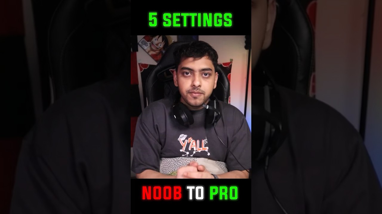 5 Unique Professional Player Settings in Bgmi
