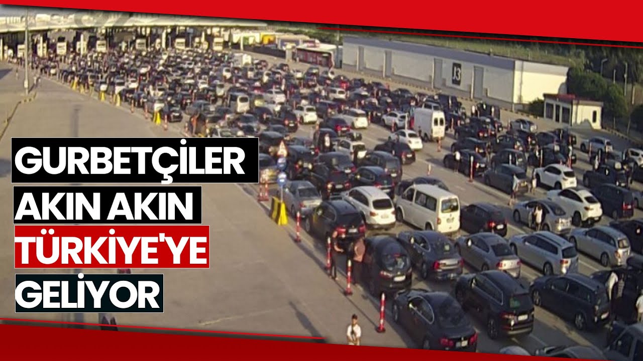 Kapıkule Sınır Kapısı'nda Bayram Yoğunluğu