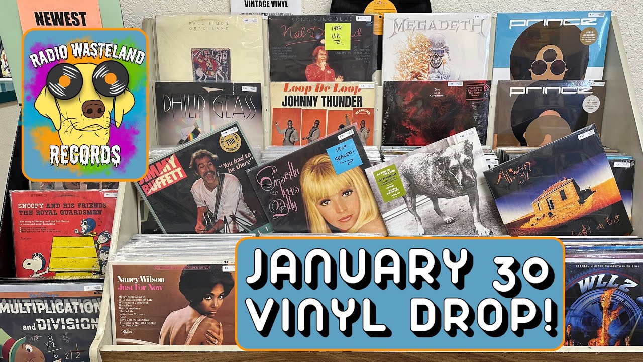 January 30th Vinyl Drop! - Alice, Prince, Megadeth & More!