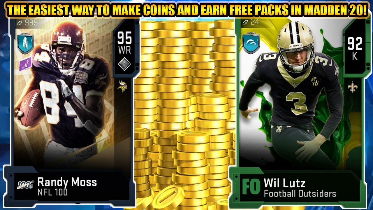 THE EASIEST WAY TO MAKE COINS IN MADDEN 20 AND GET FREE PACKS! | MADDEN 20 ULTIMATE TEAM