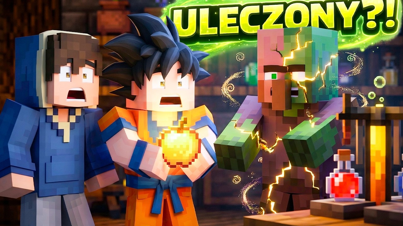Próbowaliśmy uleczyć Zombie Wieśniaka…| Minecraft J&T Adventures