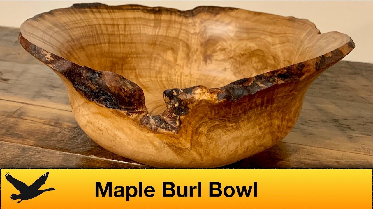 Wood Turning: Maple Burl Bowl