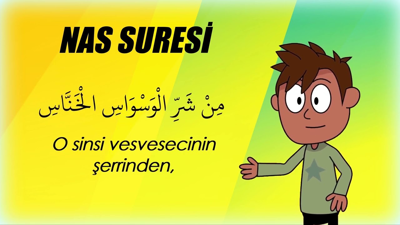 &Ccedil;ocuklar i&ccedil;in Tekrarlı Nas Suresi @muhammedaydn