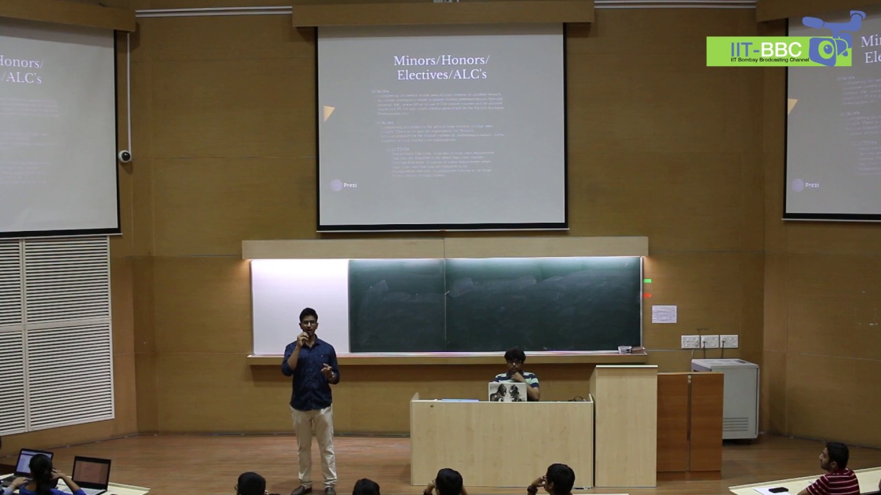 Course Info Session for Freshmen IIT Bombay - part 1