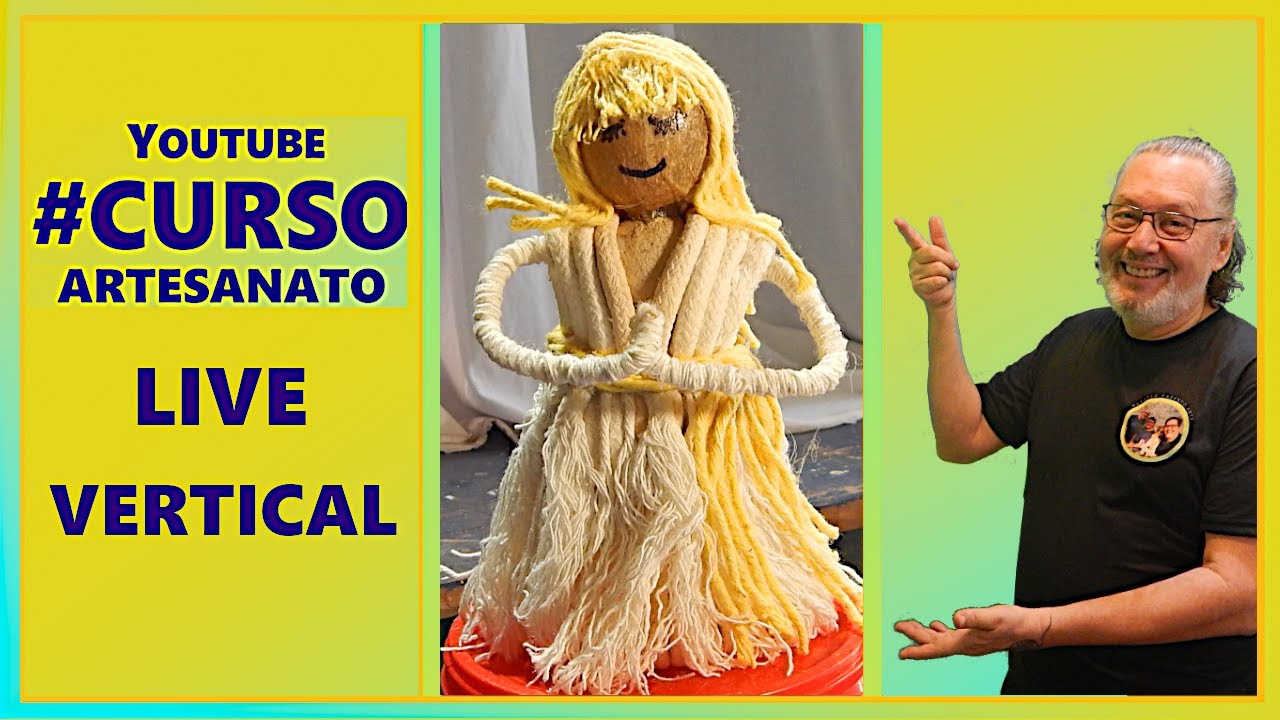 ARTESANATO com Bolinha Roll-On Vira BONECA de Forma INCRÍVEL | LIVE VERTICAL