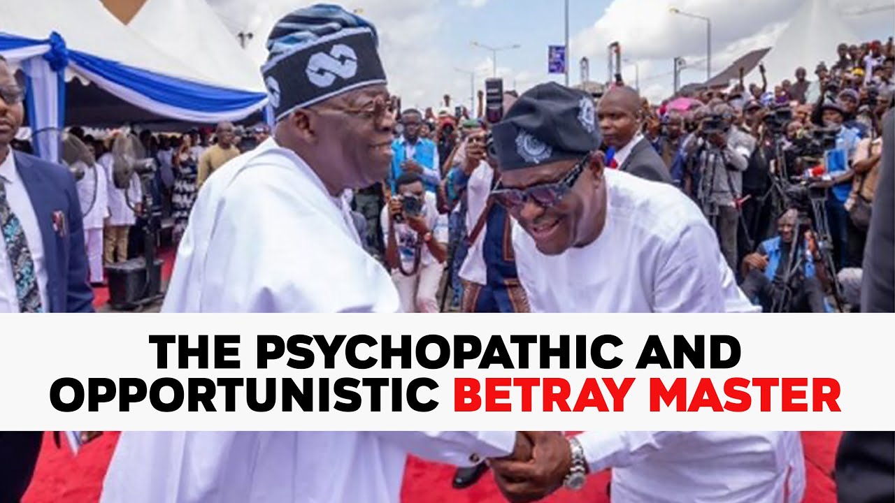Nyesome Wike: The Psychopathic And Opportunist Betray Master. He Says His God Will Not Remove Tinubu