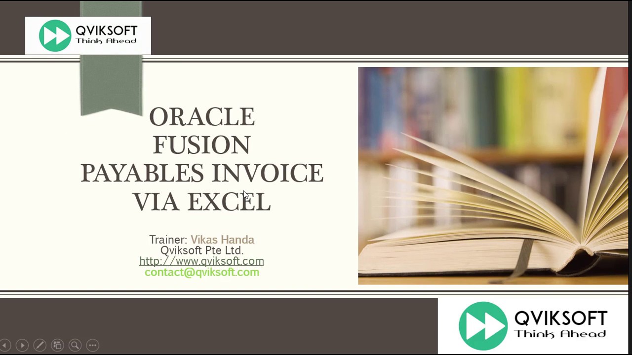 Oracle Fusion AP Invoice Upload via Spreadsheet