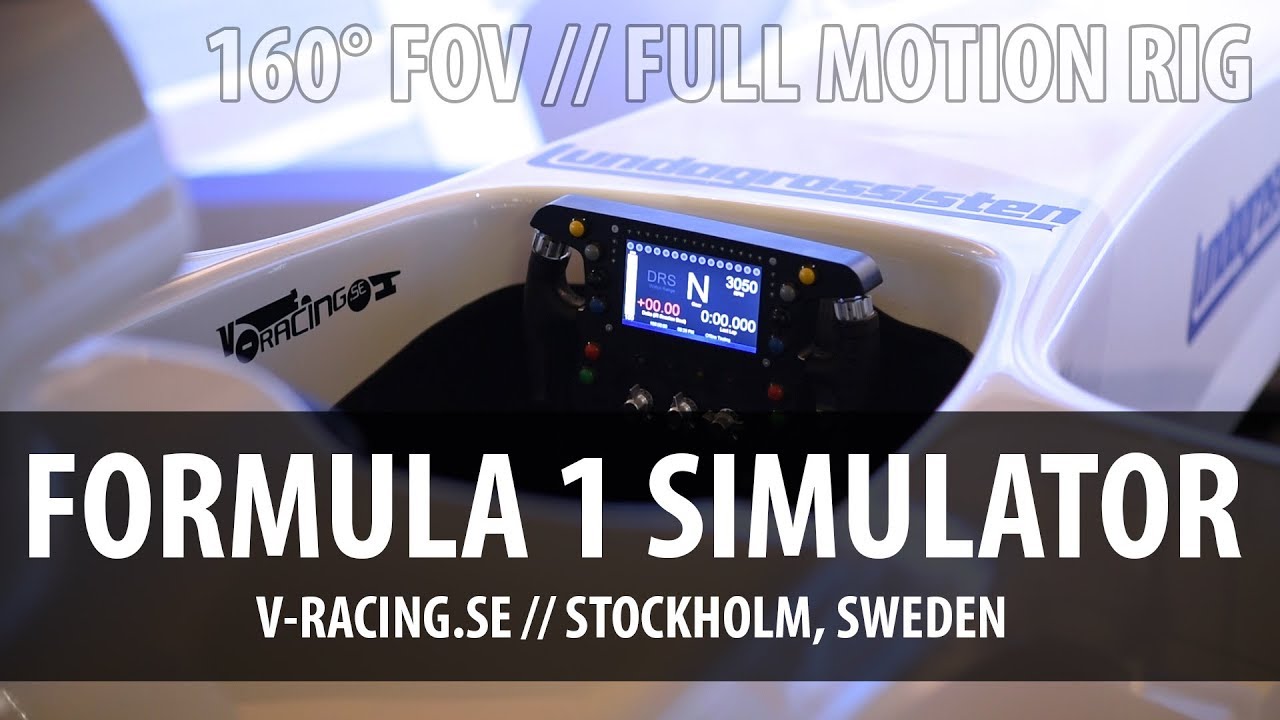 Trying the Formula 1 Simulator at v-racing.se // Stockholm, Sweden
