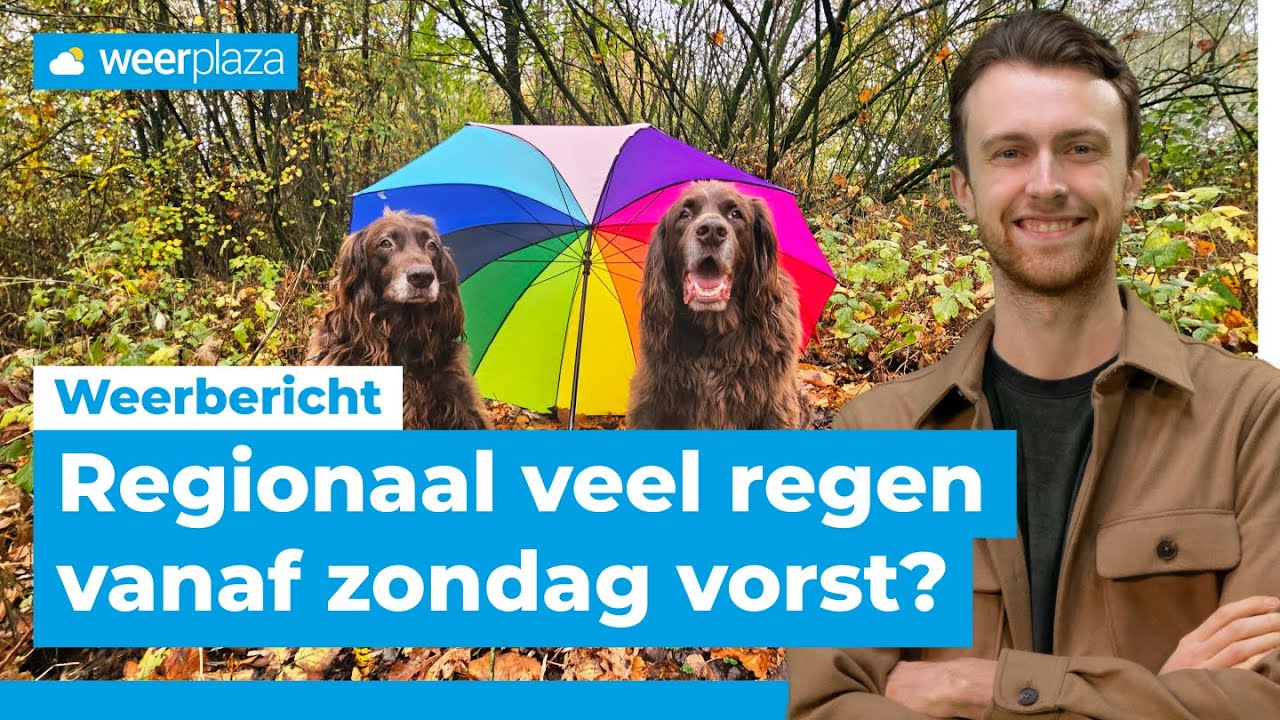 Regionaal kletsnat, maar het wordt flink kouder! | Weekend Weerbericht