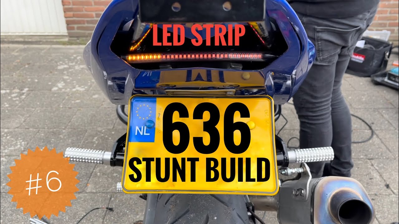 Kawasaki ZX6R 636 stunt build #6 | Klaar om te stunten!