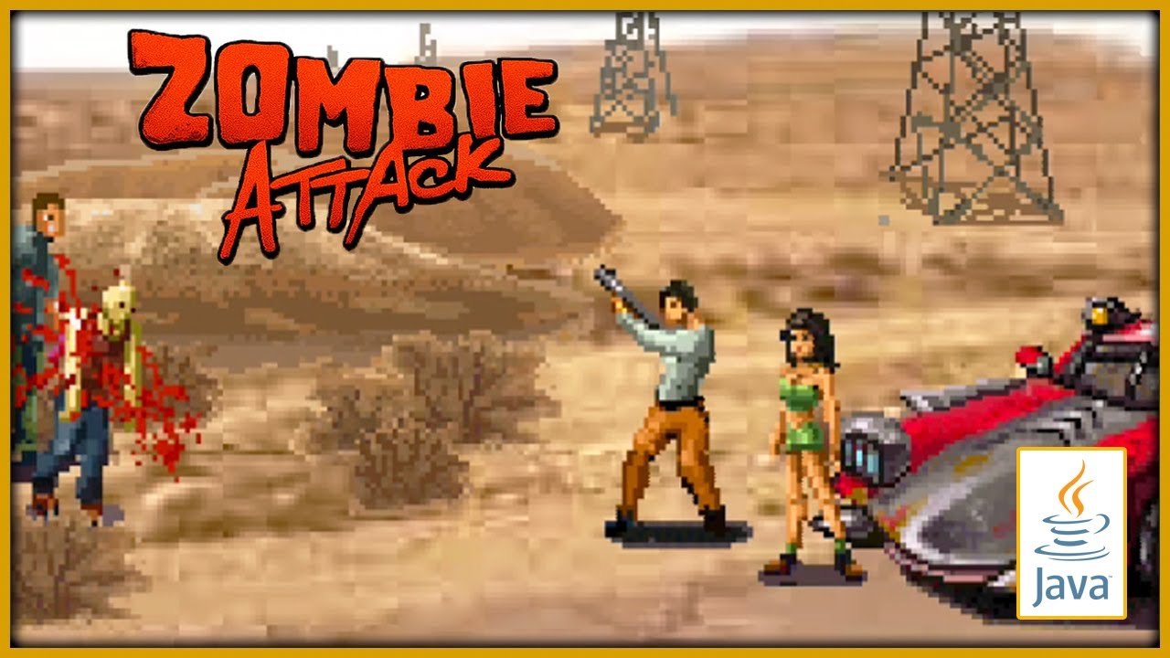 Zombie Attack Full Gameplay (Java Game)