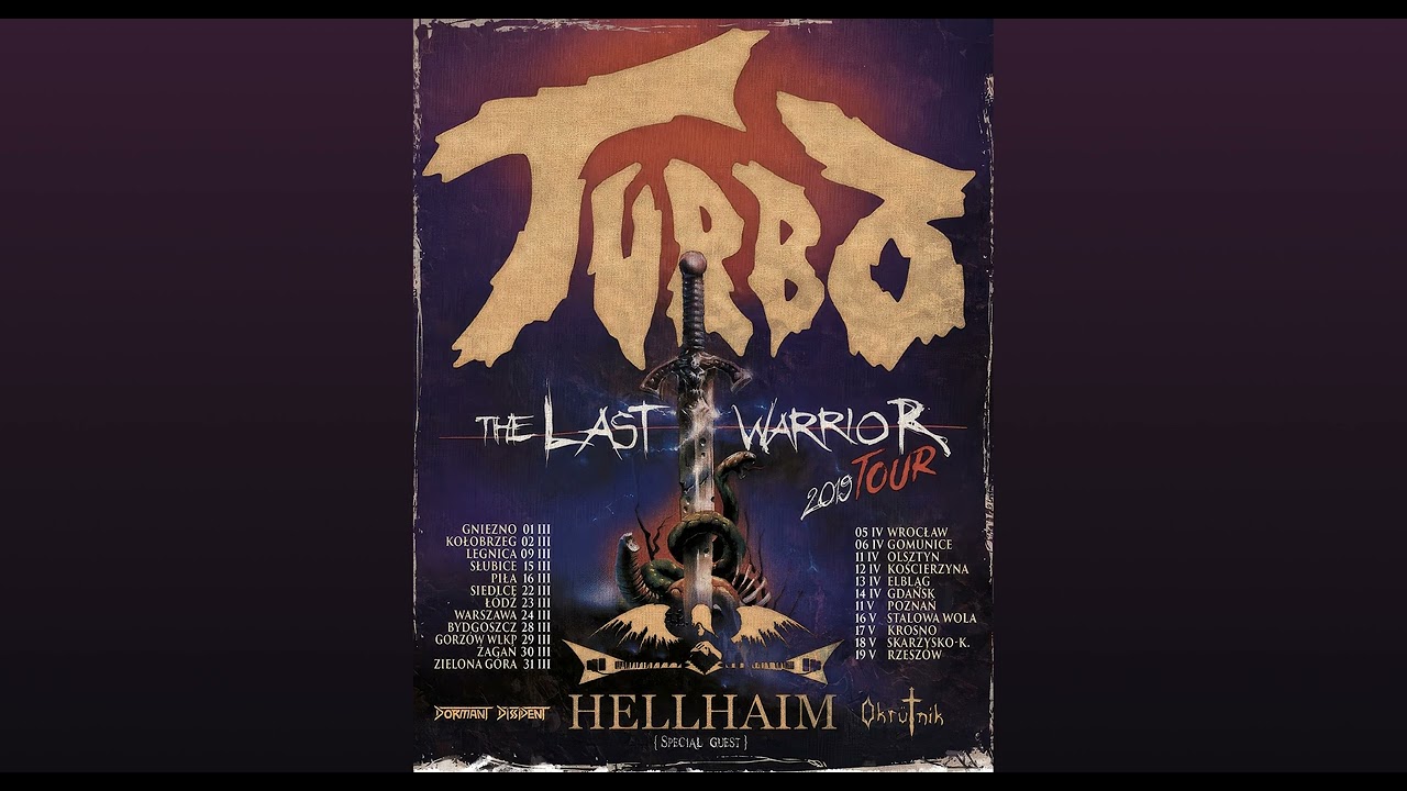 Turbo - Dłon Potwora (Live) (The Last Warrior 2019 Tour) (2025 Remaster) (Tomasz Struszczyk) [FOH]