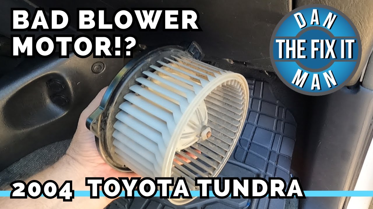 2004 - 2006 Toyota Tundra Blower Motor / Fan / Resistor Test & Replace Almost Burned Up My Truck!
