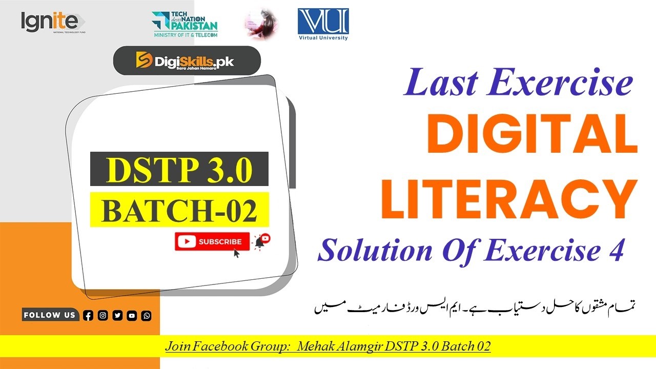 digital literacy exercise 4 2026 | dstp 3.0 batch 02